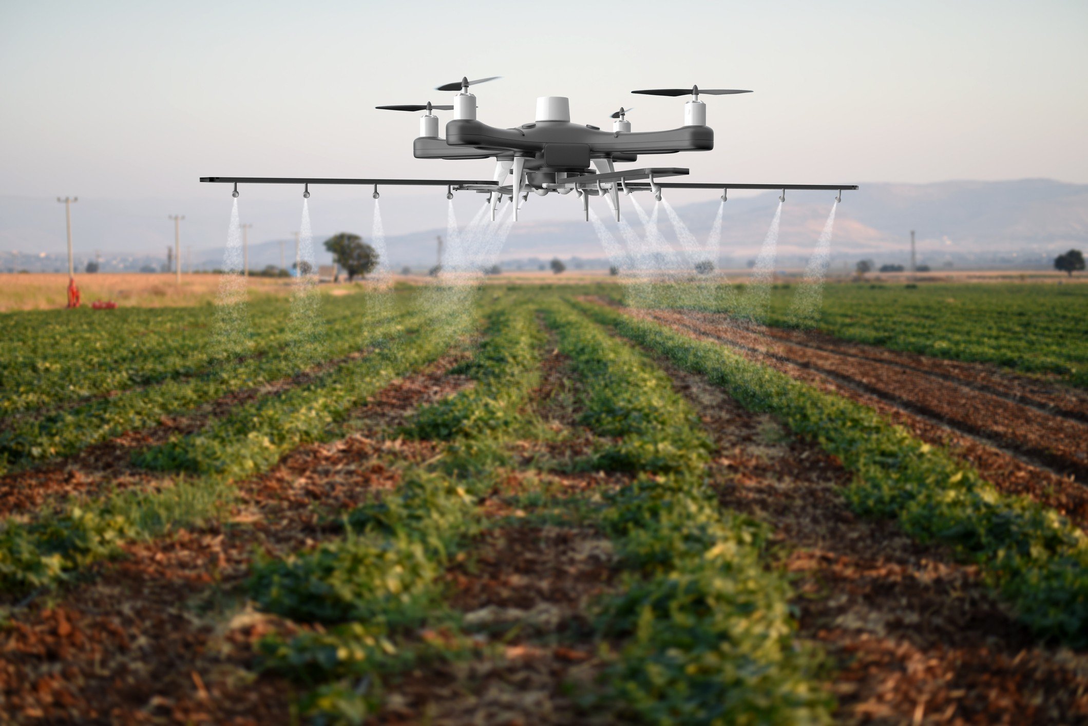 uso de drones na agricultura